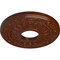 Ekena Millwork Nadia Medallion (Canopies up to 4 7/8"), 12 1/8"OD x 3 5/8"ID x 7/8"P, Burnished Mahogany Crackle CM12NABMC - alternate 5